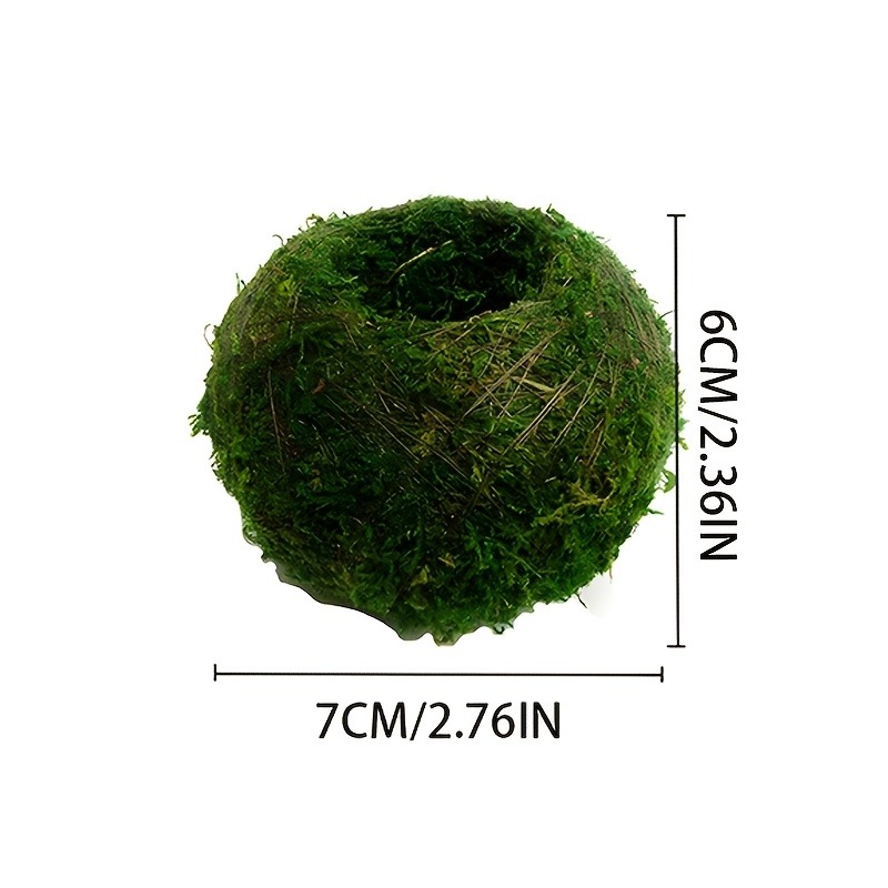 Artificial Moss Ball Planter,  - Sphagnum Moss Dry review and price