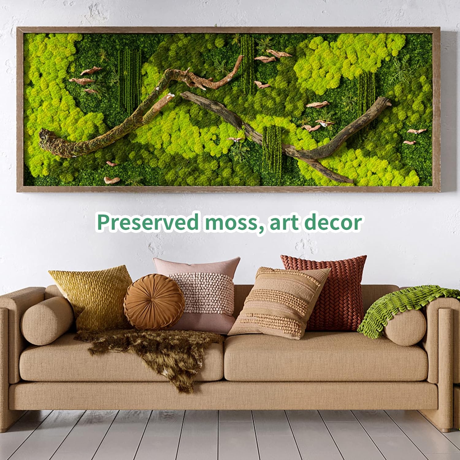 Artificial Green Plants Mini L - Sphagnum Moss Dry review and price