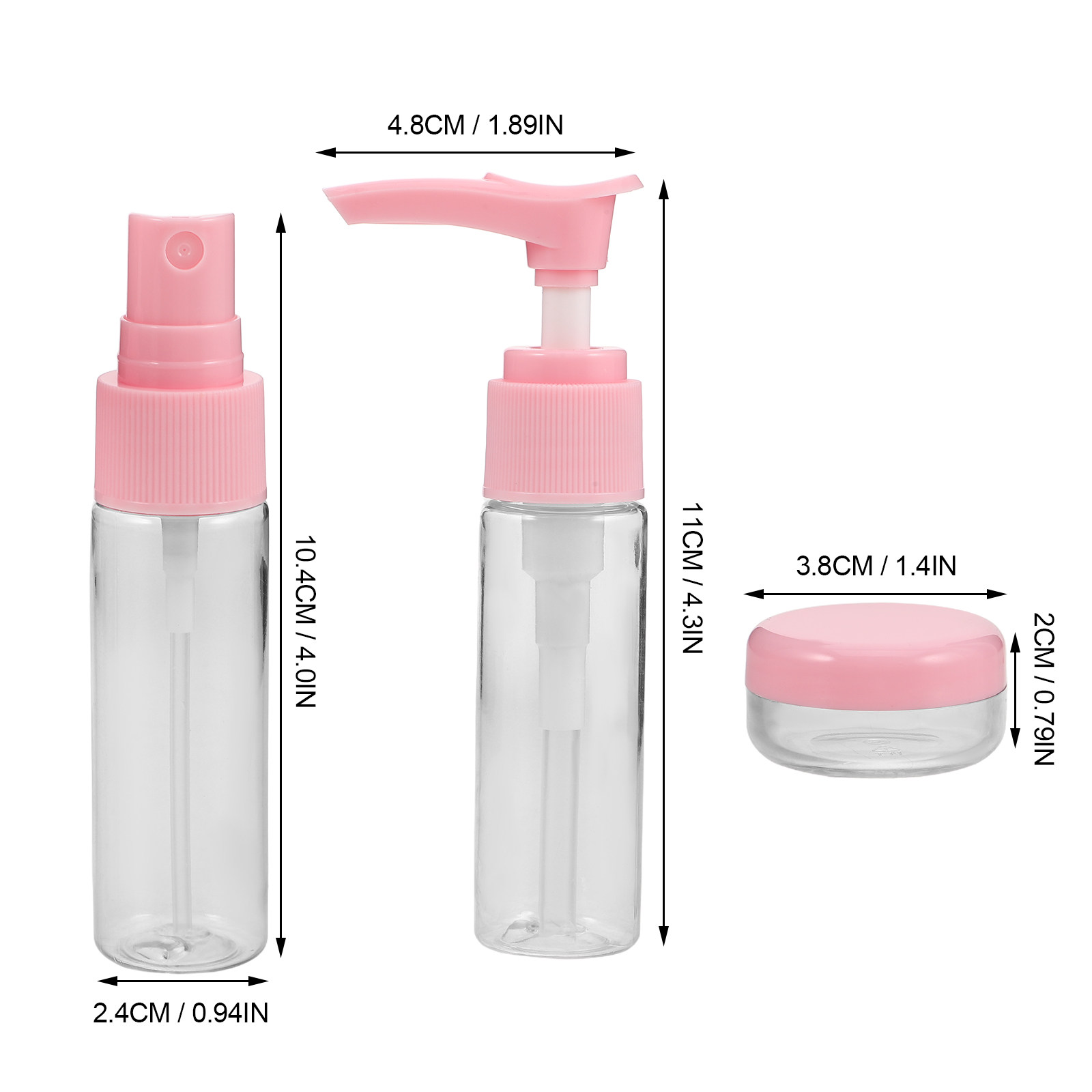1Set Compact Travel Bottle Set - Misting Bottle Fine review and price